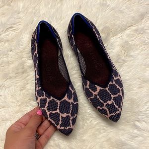 Rothy’s giraffe print flat size 7.5